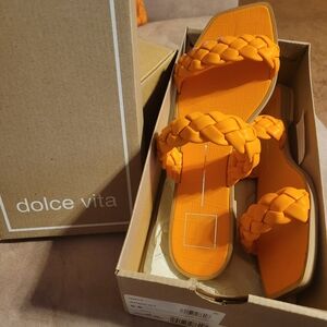 Dolce Vita Orange Sandals Vibrant Summer Style